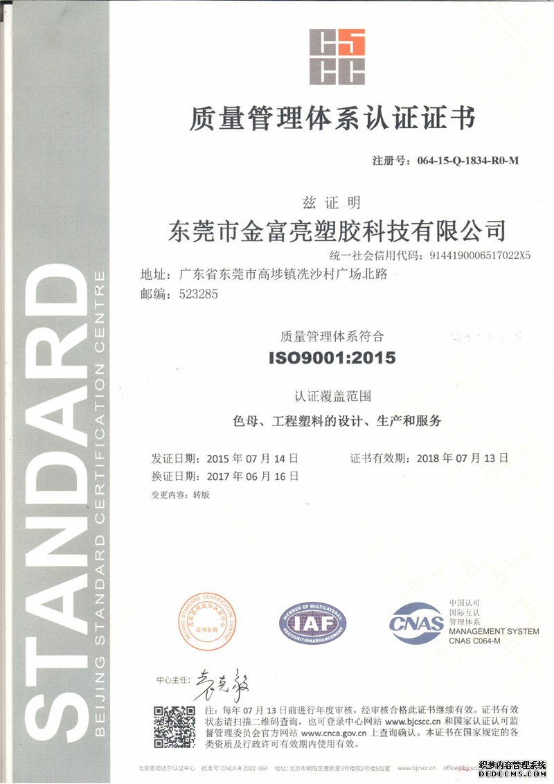 ISO9001:2015